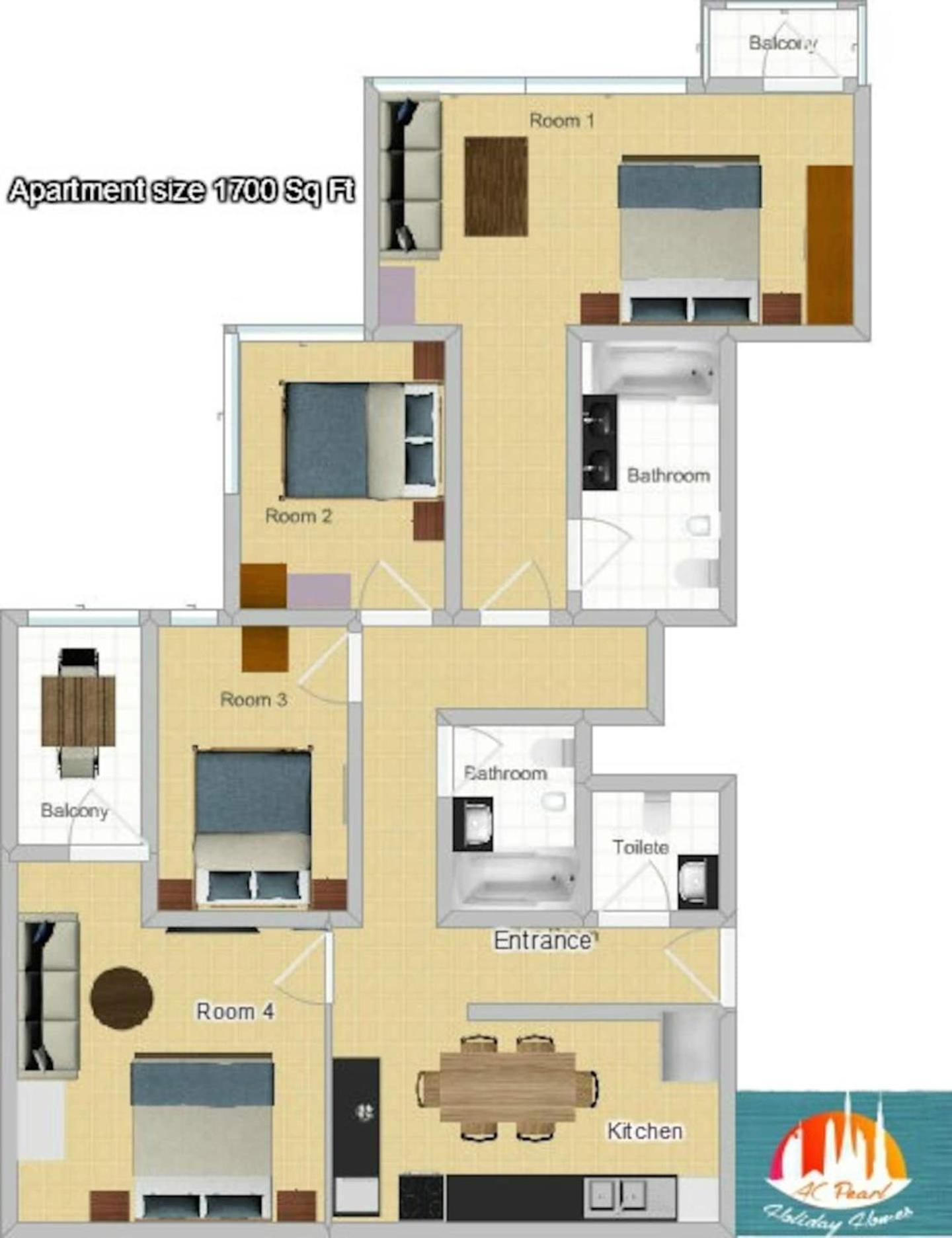 Unique, Elegant Top Floor Apartment With Sea View Dubai Exterior photo